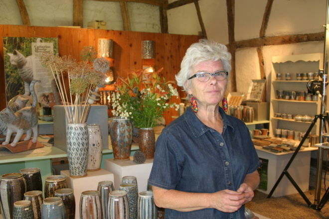 Catherine est dans son univers